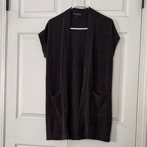 Barefoot Dreams CozyChic Ultra Lite Cardigan in Gray S